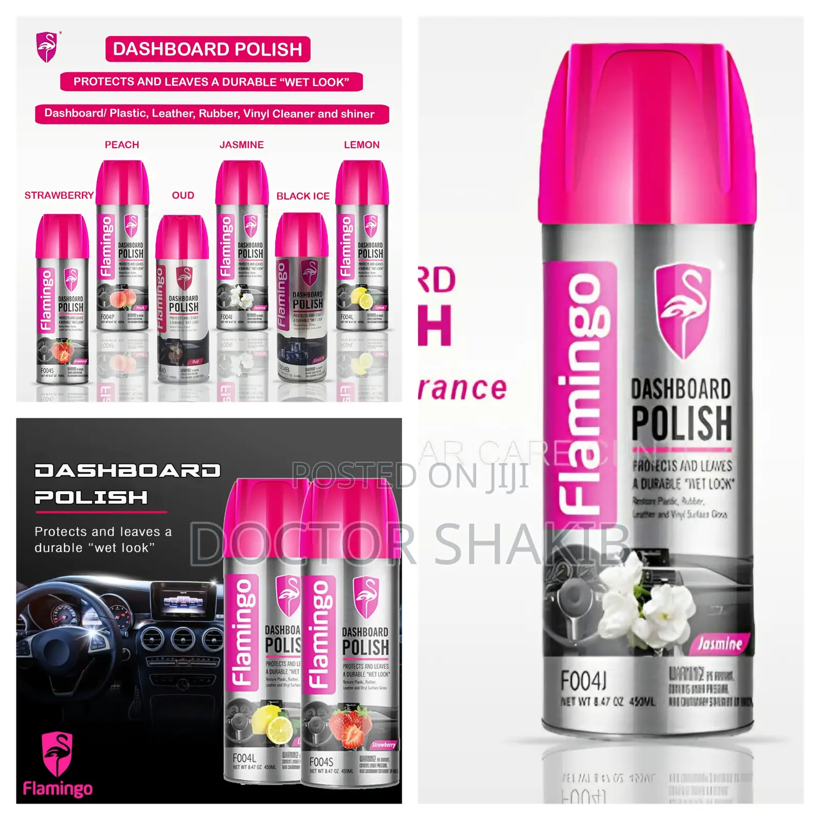 Flamingo Dashboard Polish – 450 Ml