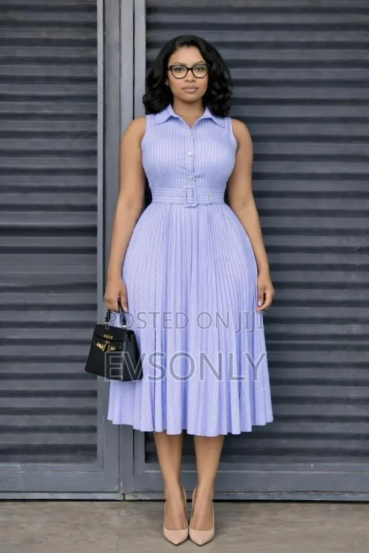 Stripped Round Dresses