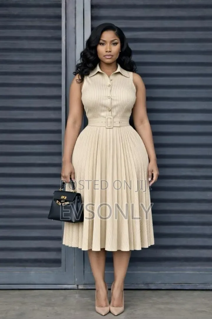 Stripped Round Dresses