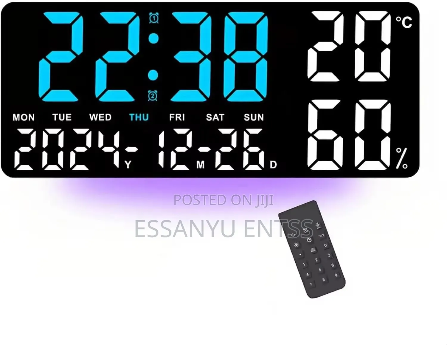 5 in 1 LED Digital Wall/ Stand Clock