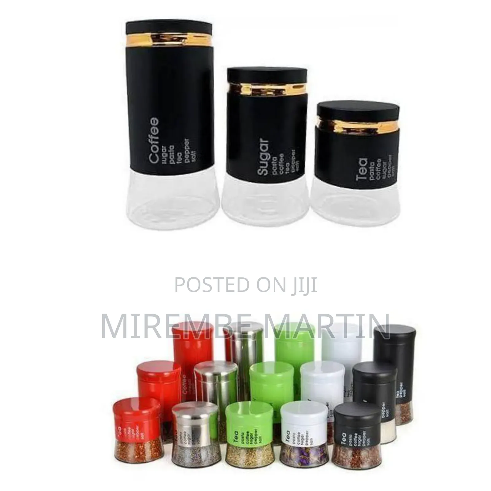 Contemporary Kitchen Storage Canister Set
