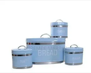 Retro Kitchen Storage Canister Set (4-Piece) - Multicolor