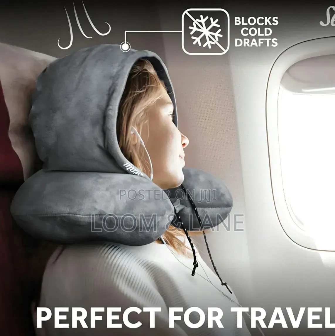 Hoodie Travel Pillow With Soft Memory Foam