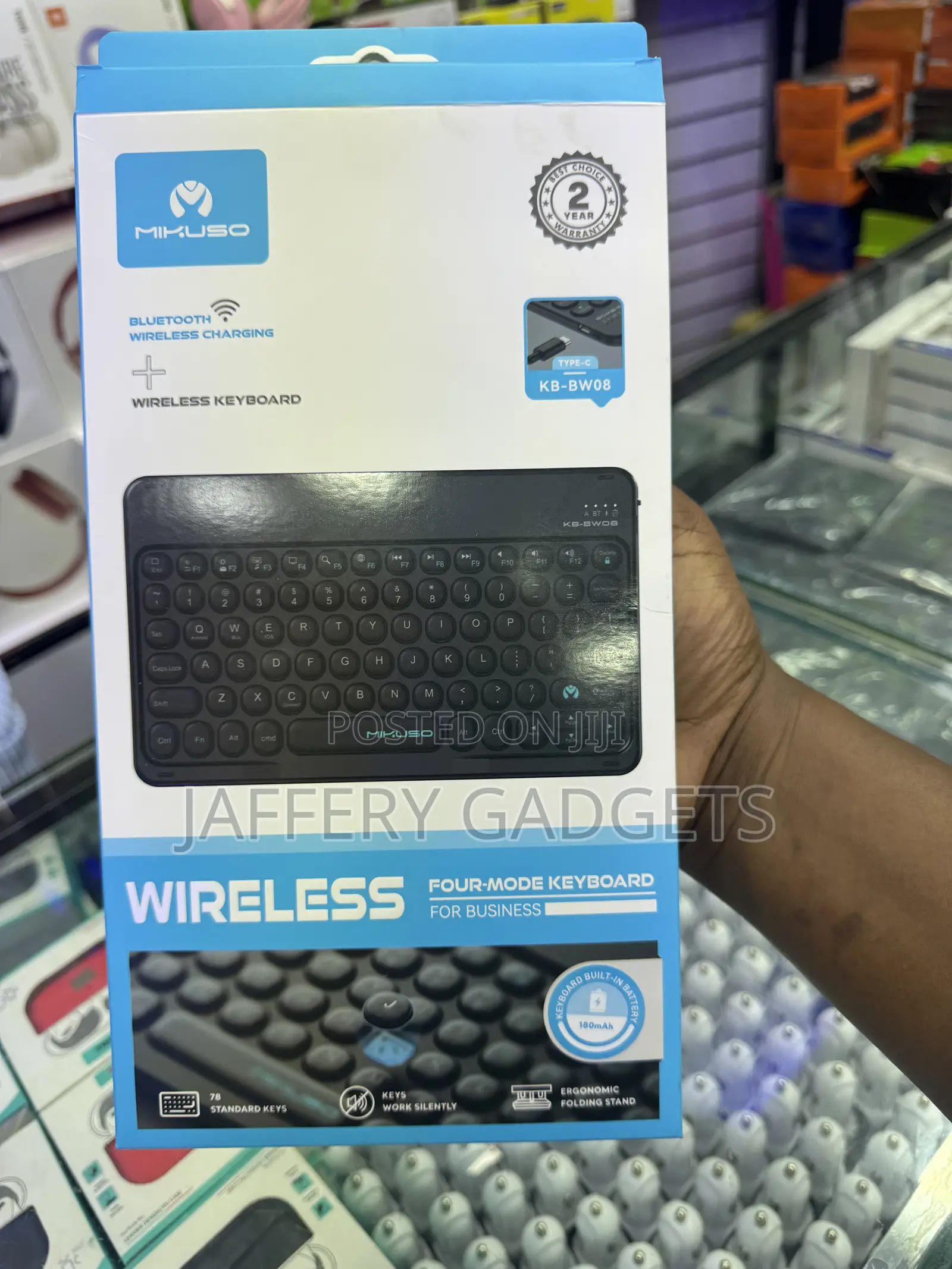 MIKUSO KB-BW08 Wireless Keyboard