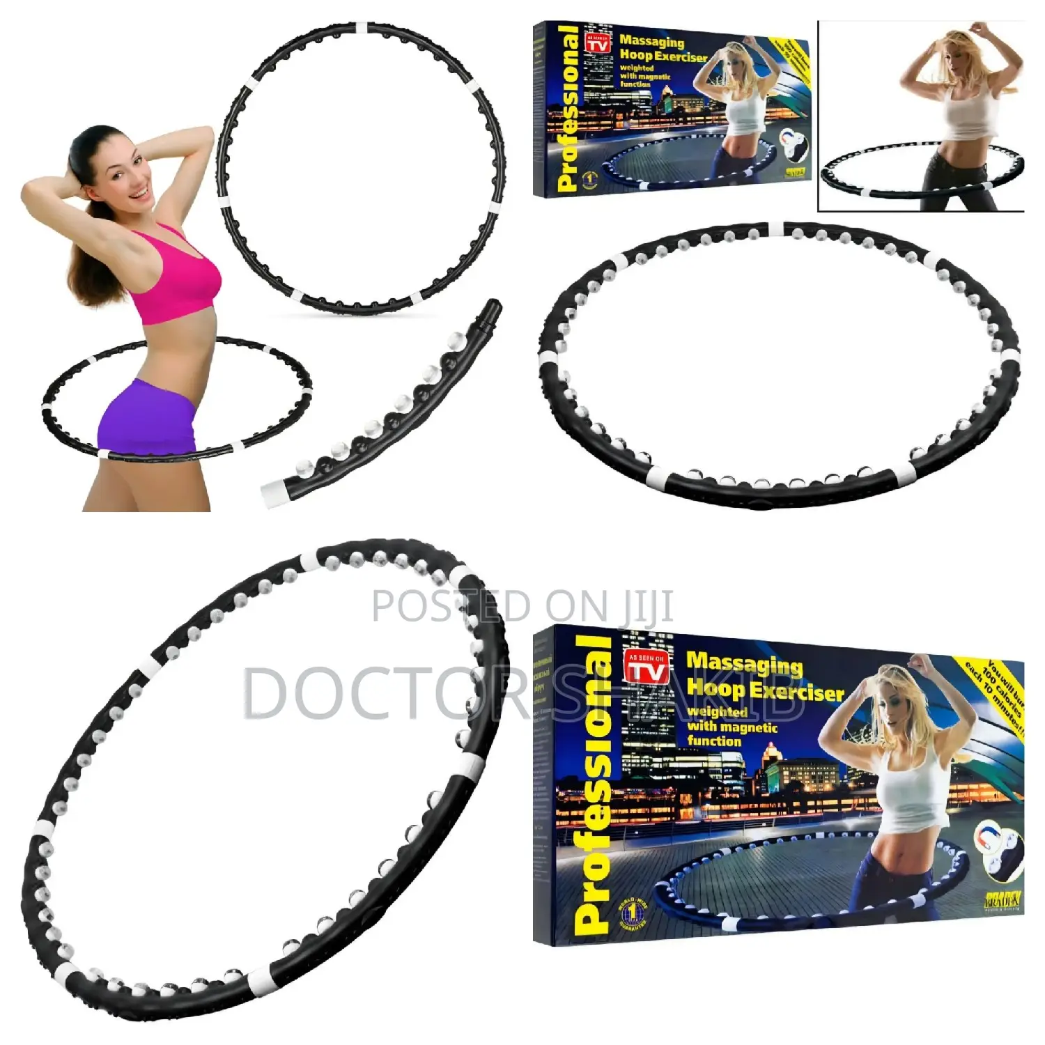 Acu-Hoop Pro Massaging Magnetic Hoop Exerciser