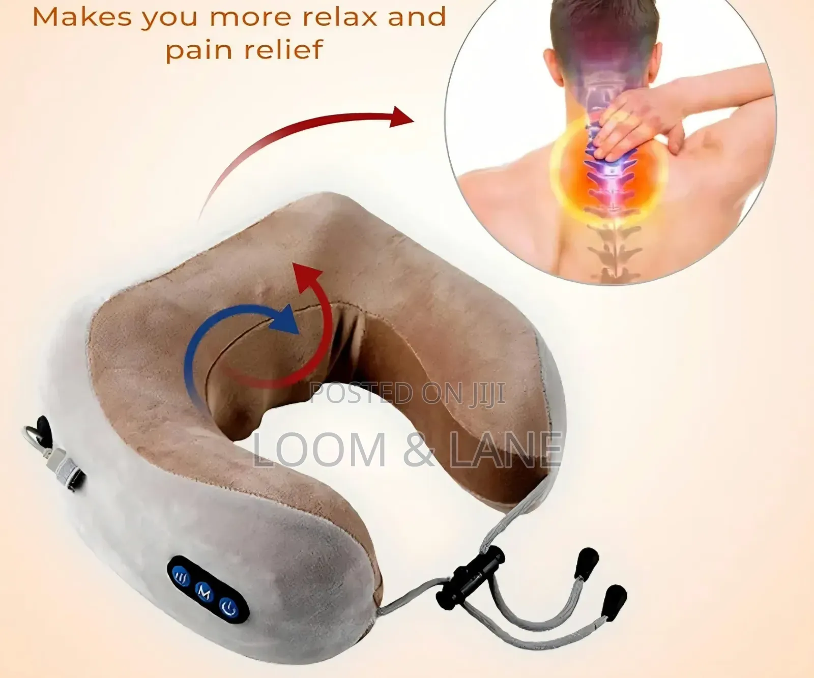 U-Shaped Electric Neck Massage Pillow