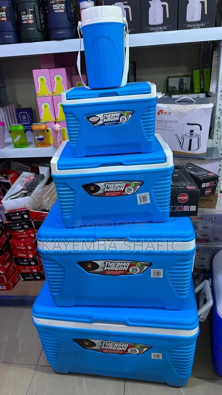 Set of Asian Thermo Wagon Insulated Ice Cooler Boxes