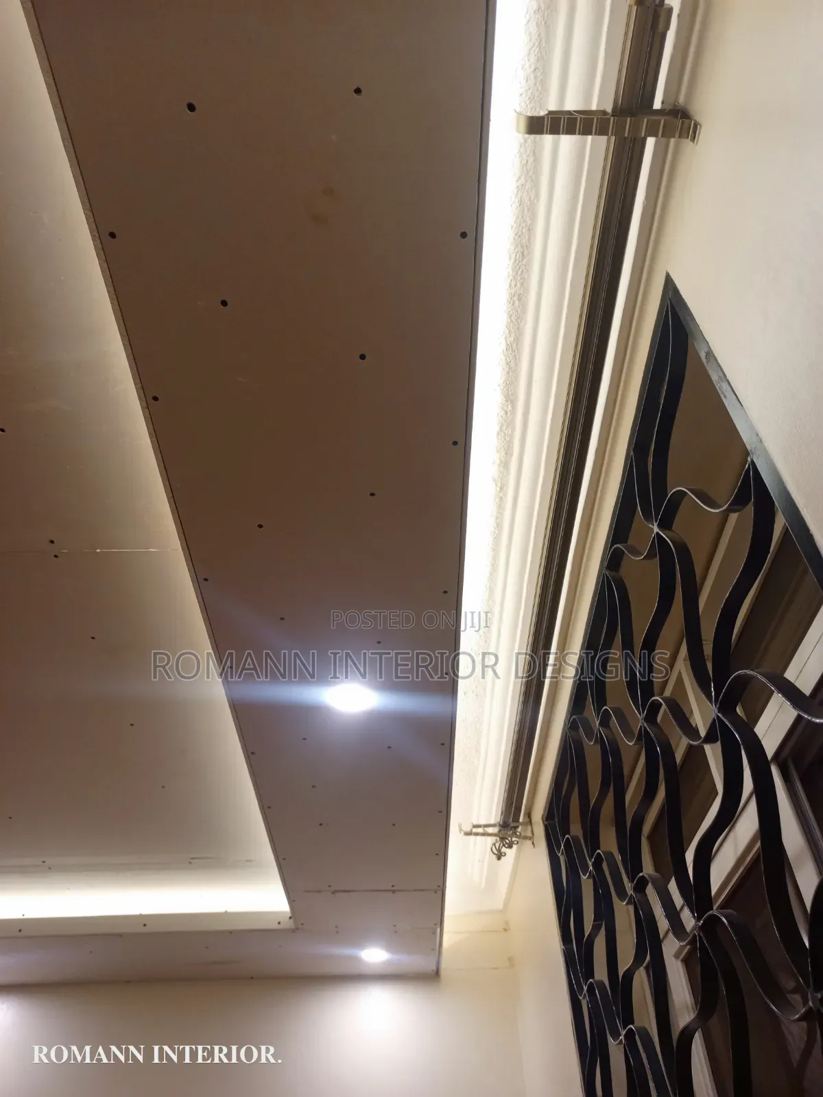Gypsum Ceiling Design & Electrical