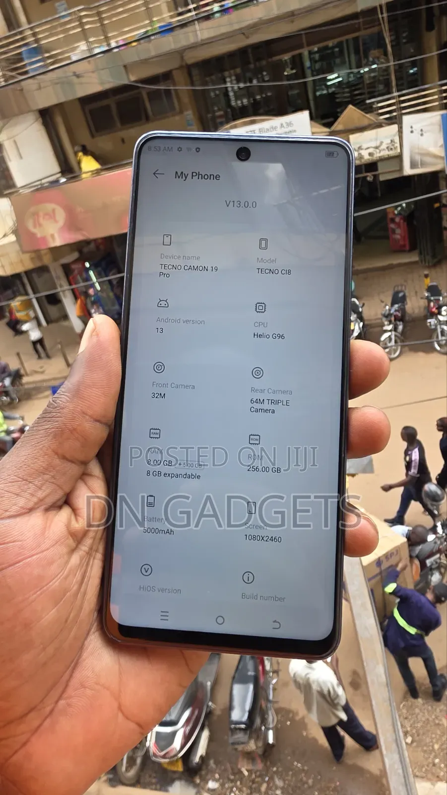Tecno Camon 19 Pro 256 GB Black