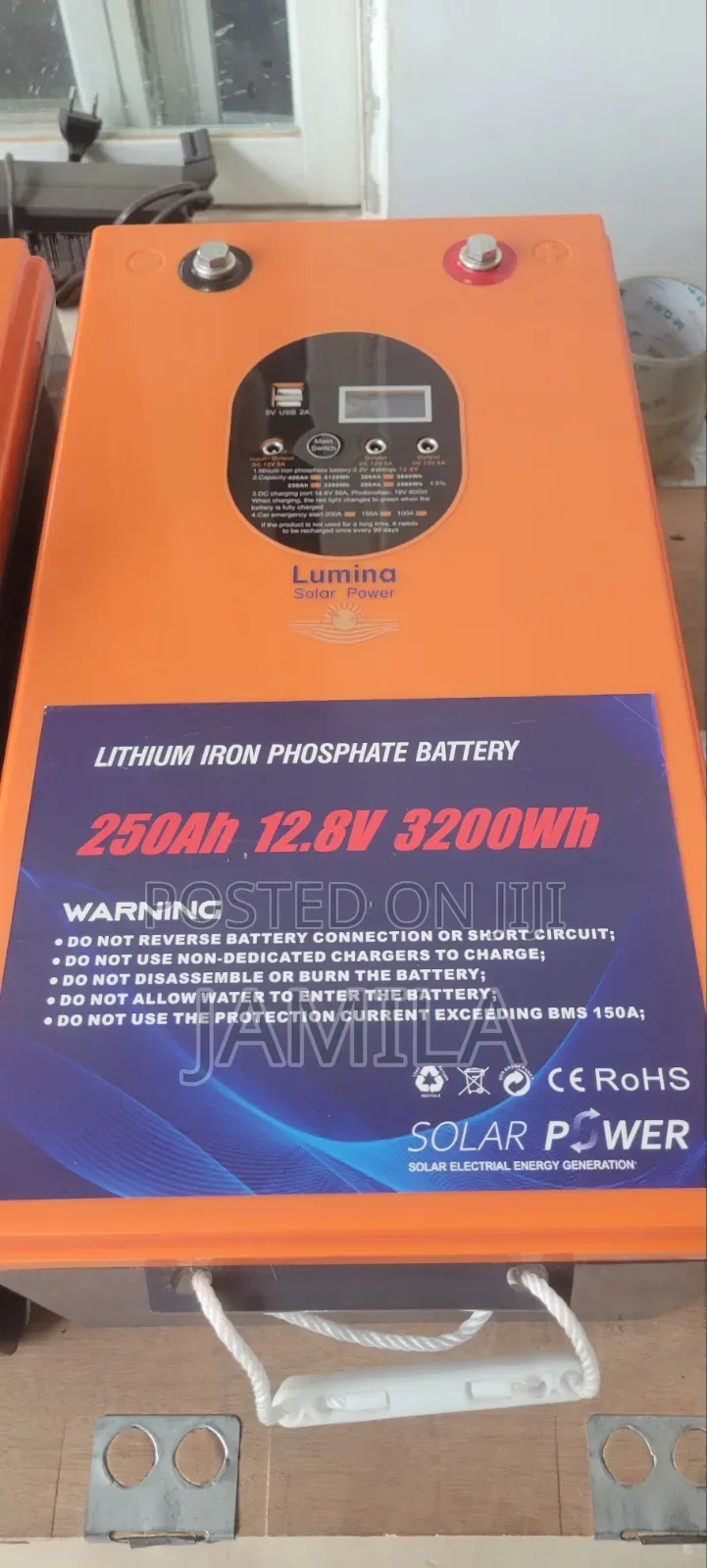 250Ah 12.8V 3200W Lithium Battery