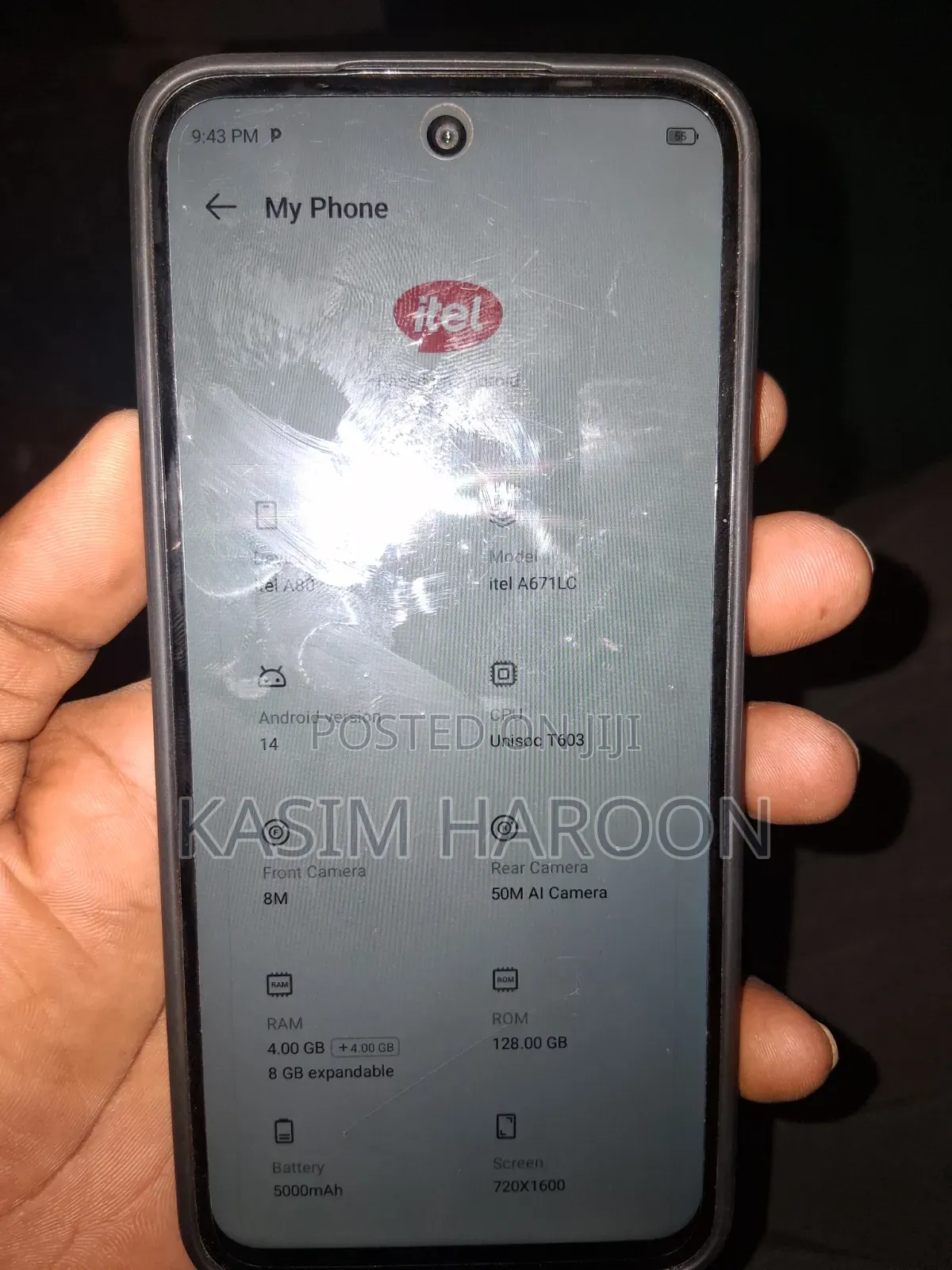Itel A80 128 GB Silver