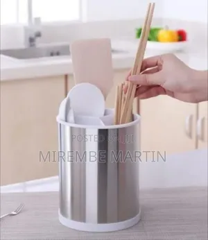 Modern Stainless Steel Kitchen Utensil and Chopstick Holder