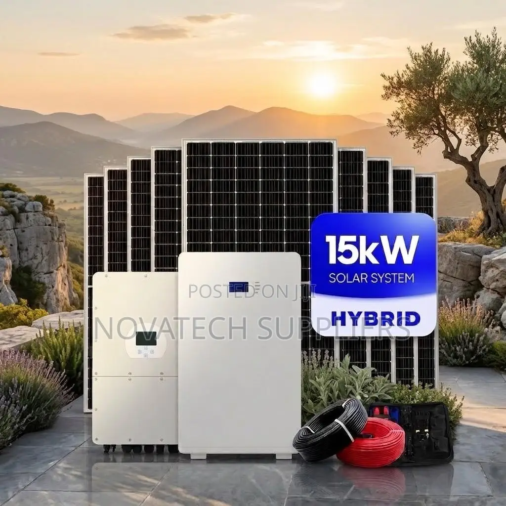 15KWH Solar System 12KW Hybrid Inverter + 6960W Panels Heavy Duty