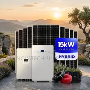15KWH Solar System 12KW Hybrid Inverter + 6960W Panels Heavy Duty