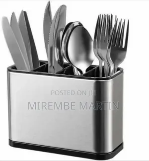 Stainless Steel Divided Utensil Holder / Flatware Caddy