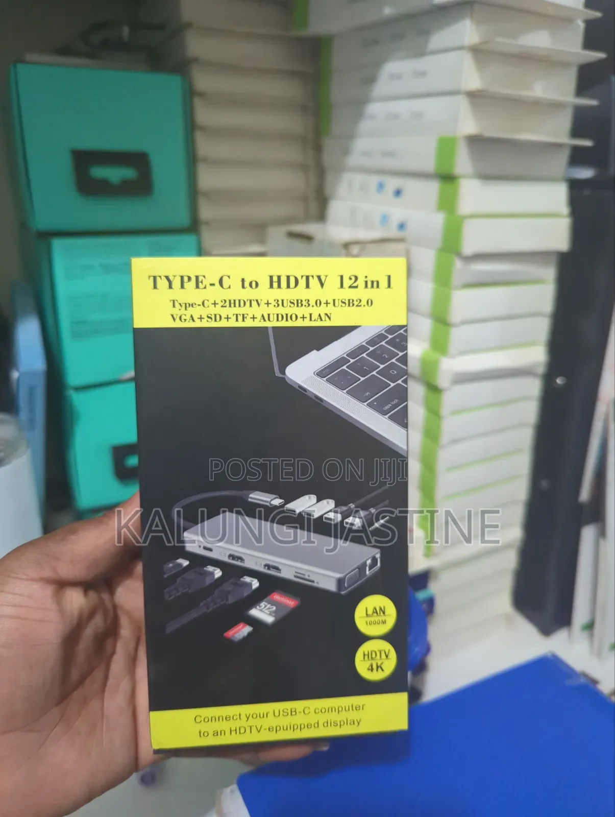Type C to Hdmi 12 in 1 Adapter