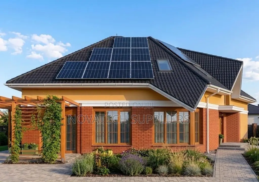 Complete 15KWH Solar Backup System 12KW Inverter + 12×580W Panels