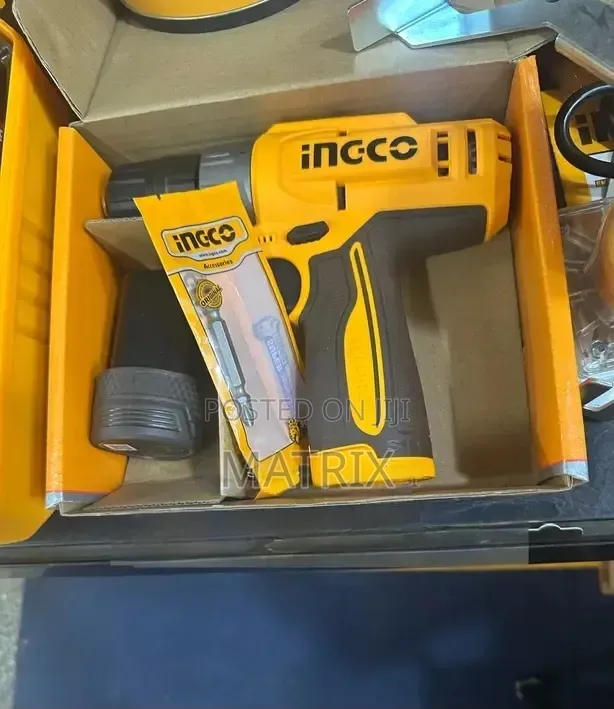 Ingco 12v Lithium-Ion Cordless Drill With One Battery