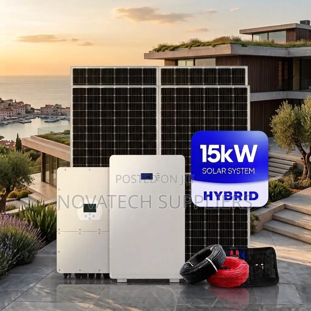 Premium 12KW Hybrid Solar Package 15KWH Lithium + 6960W Solar 300Ah