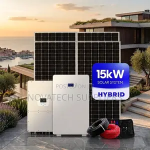 Premium 12KW Hybrid Solar Package 15KWH Lithium + 6960W Solar 300Ah
