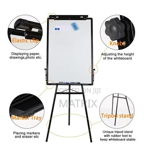 Tripod Flip Chart  60X90CM Whiteboard