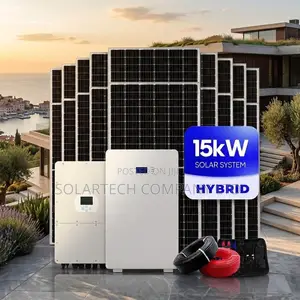 12KW Hybrid Solar System 15KWH Lithium Battery + 12×580W Panels NTS