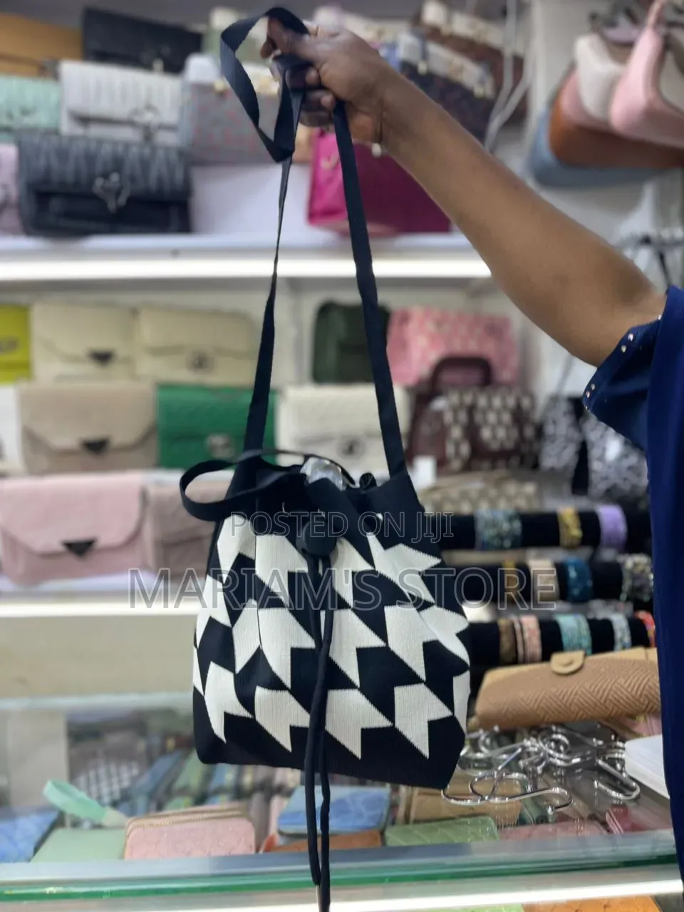 Bucket-Style Shoulder Bag
