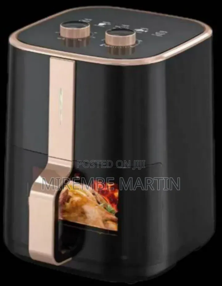 Stylish Digital Air Fryer With Viewing Window - Multicolor