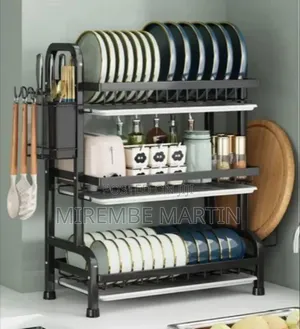 Multi-Tier Kitchen Storage and Drying Rack