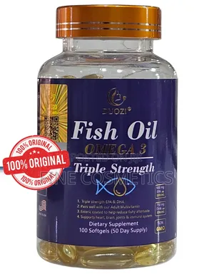 Omega 3 Fish Oil Heart,Brain,Skin,Joints + Immune Support 100 Capsules