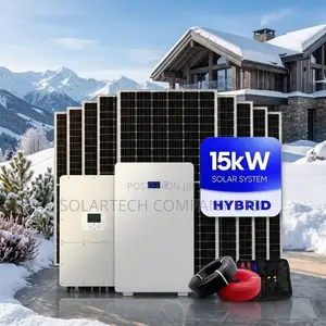 12KW Complete Solar Package 15KWH Lithium Battery & 580W Panels 300Ah