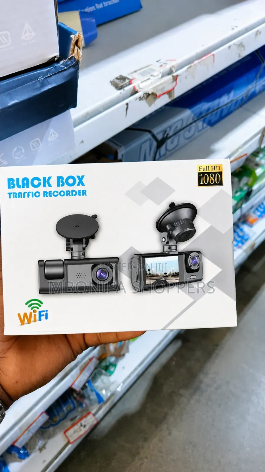 2 in 1 Black Box Traffic Recorder Dash Cam for Car: Super HD 1080P