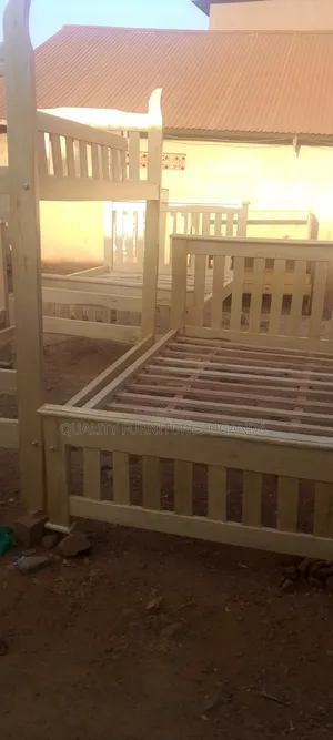 4 by 6 Plain Wooden Musambya Bed