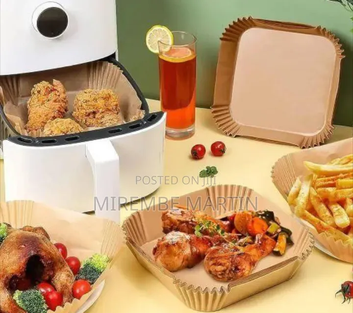 Square Air Fryer Disposable Parchment Paper Liners -L