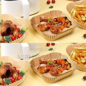 Square Air Fryer Disposable Parchment Paper Liners -L