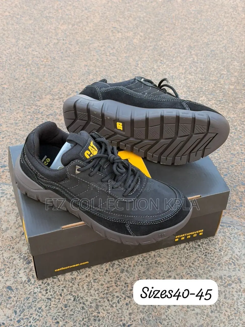 Original Black CAT Versage Lo Suede Casual Sneakers