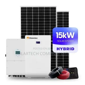 12KW Solar System 15KWH LiFePO4 Battery + 12×580W Solar Panels BMS