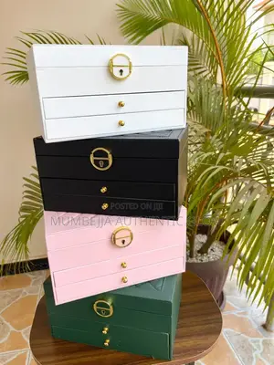 PU Leather Jewelry Box Organizer