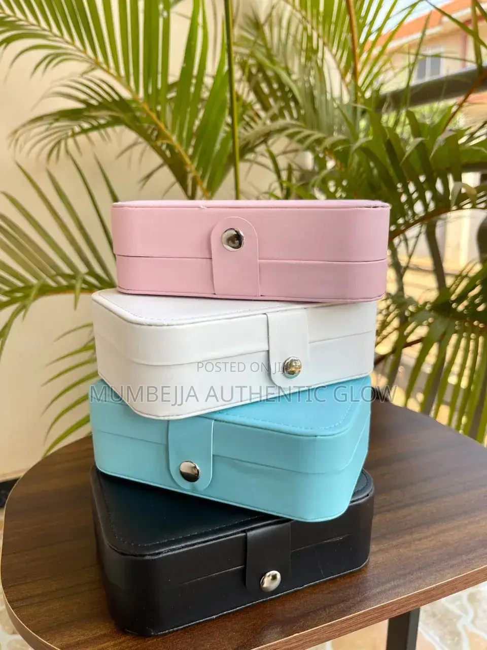 PU Leather Jewelry Box Organizer