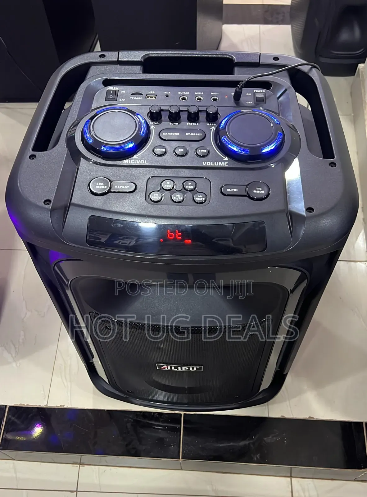 Ailipu Rechargeable Party Speaker With Bluetooth, TWS, and Microphone