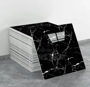 4pc Self-Adhesive PVC Tile Stickers With a High-Gloss Finish(60cm×60cm