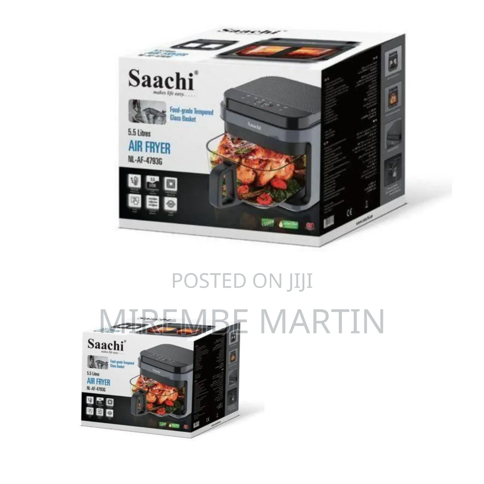 Saachi 5.5 Electric Air Fryer -