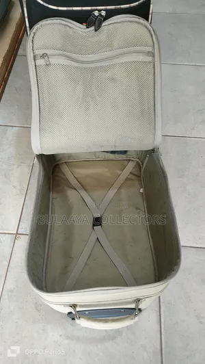 Japanese Beige, Soft-Sided Rolling Underseat Carry-on Suitcase.