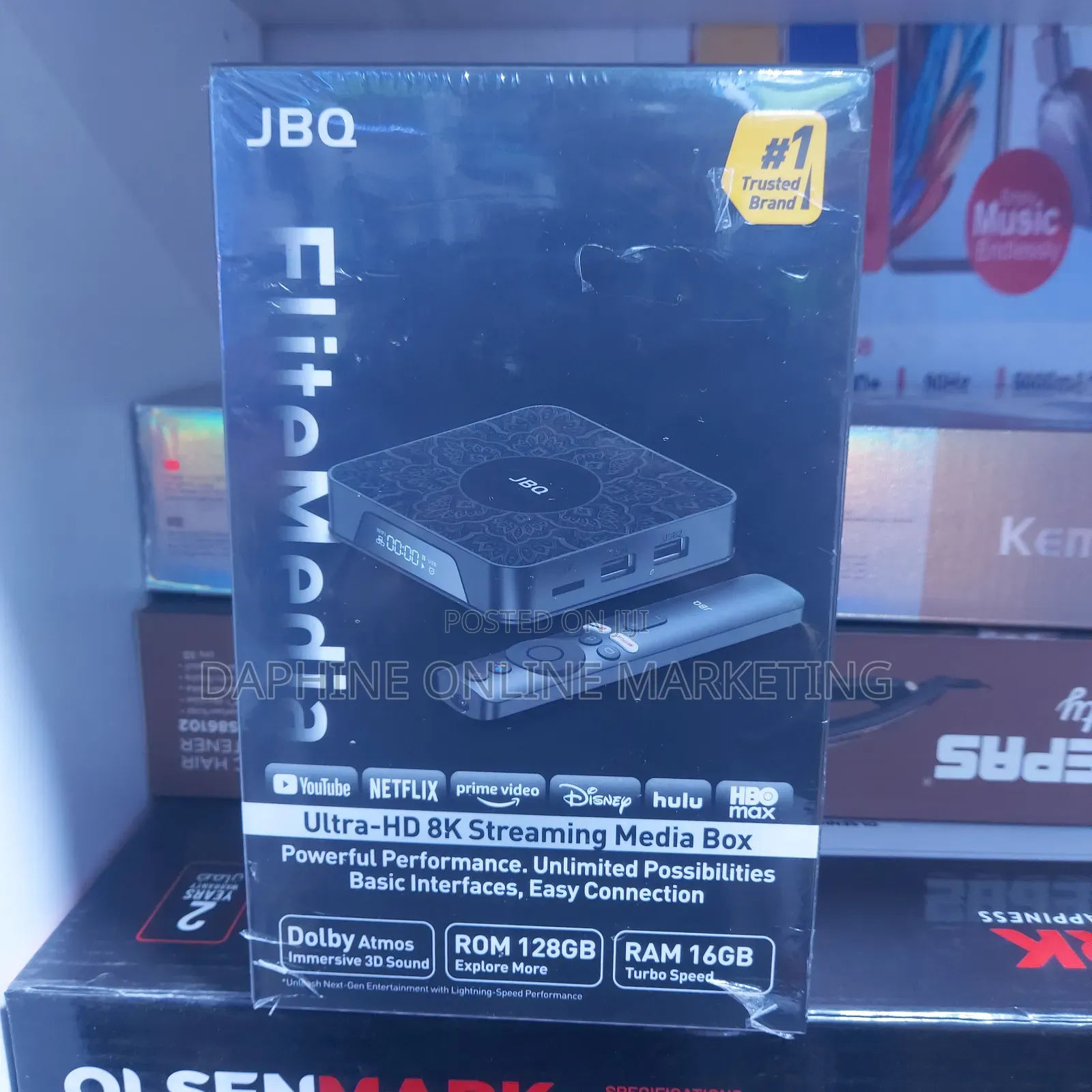 Ultra HD Streaming Media TV Box