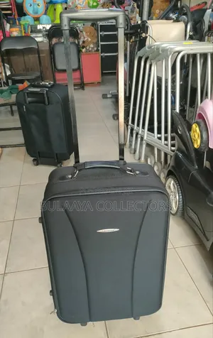 Japanese Black Dunlop Soft-Sided Cabin Suitcase.
