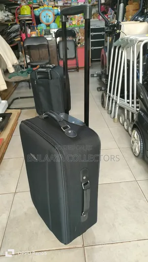 Japanese Black Dunlop Soft-Sided Cabin Suitcase.