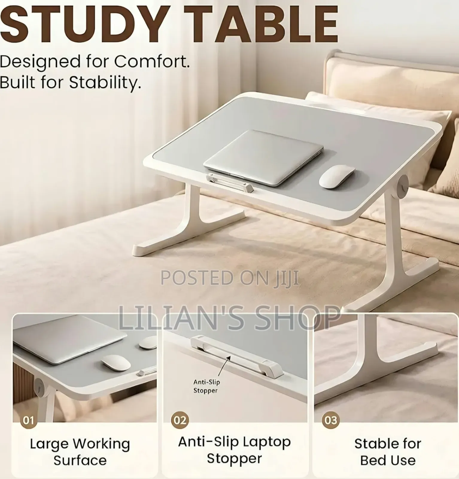 Laptop Table With USB Light