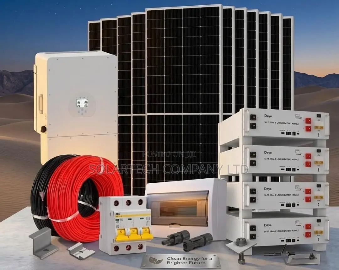 Complete 20kwh Lithium Solar Package – 8kw Hybrid Inverter NTS