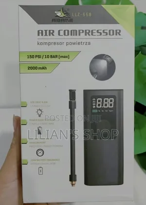 LLZ-668 Portable Cordless Air Compressor and Tyre Inflator
