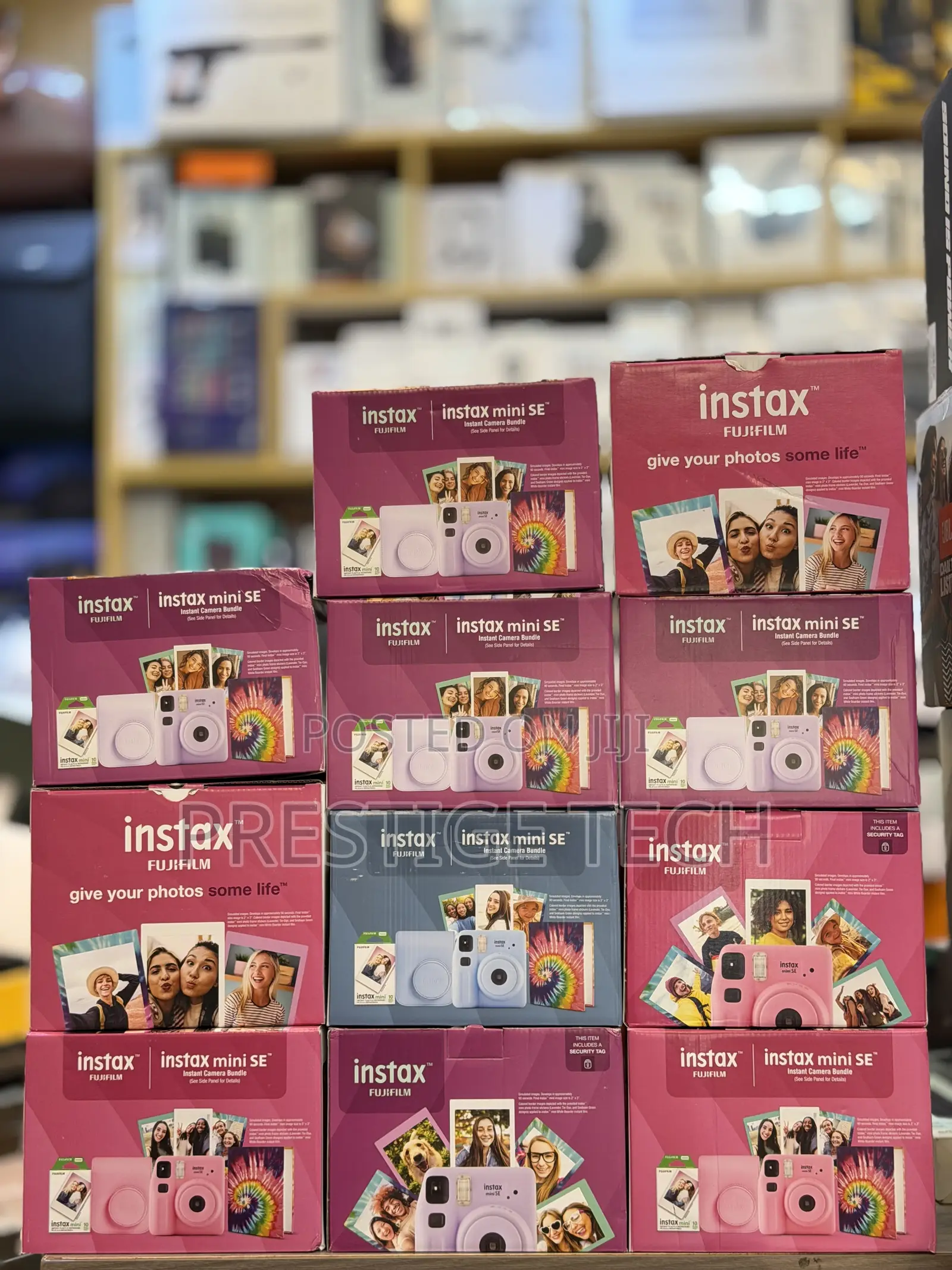 Fujifilm Instax Mini SE Camera Gift Bundle With Film, Album, Case